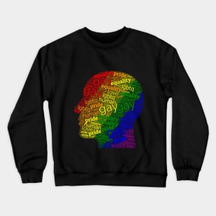 Gay Pride Humankind Crewneck Sweatshirt